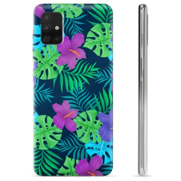 Etui TPU - Samsung Galaxy A51 - Tropikalne Kwiaty