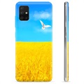 Etui TPU Ukraina - Samsung Galaxy A51 - Pole pszenicy