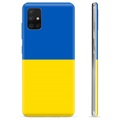Etui TPU Flaga Ukrainy - Samsung Galaxy A51 - Żółć i błękit