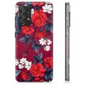 Etui TPU - Samsung Galaxy A52 5G, Galaxy A52s - Vintage Kwiaty