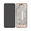 Samsung Galaxy A53 5G Panel Przedni i Wyświetlacz LCD GH82-28024D - Peach