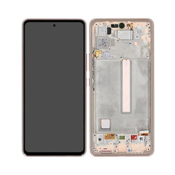 Samsung Galaxy A53 5G Panel Przedni i Wyświetlacz LCD GH82-28024D - Peach