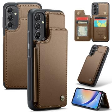 Etui Caseme C22 na karty RFID do Samsung Galaxy A54 5G - brązowe