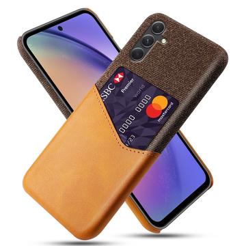 Samsung Galaxy A55 Etui KSQ z Miejscem na Kartę - Pomarańcz