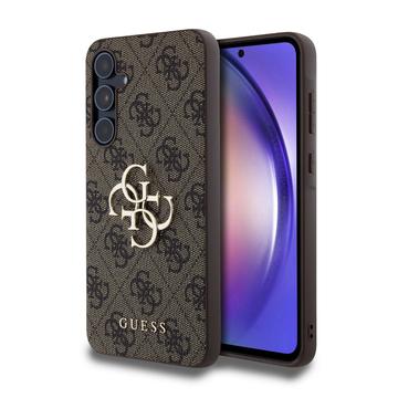 Hybrydowe Etui Guess 4G Big Metal Logo do Samsung Galaxy A55 - Brąz