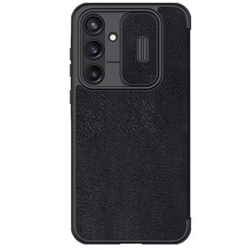 Etui z Klapką Nillkin Qin Pro do Samsung Galaxy A55 - Czerń