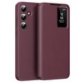 Samsung Galaxy A55 Smart Clear View Etui z klapką z kieszenią na kartę