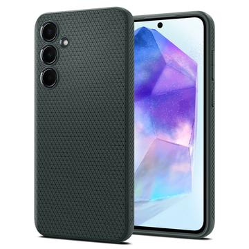 Etui z TPU Spigen Liquid Air do Samsung Galaxy A55 - Ciemna Zieleń