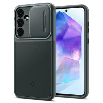 Etui Spigen Optik Armor do Samsung Galaxy A55 - Ciemna Zieleń