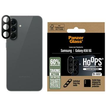 Osłona obiektywu aparatu Samsung Galaxy A56 PanzerGlass Hoops - Transparentny