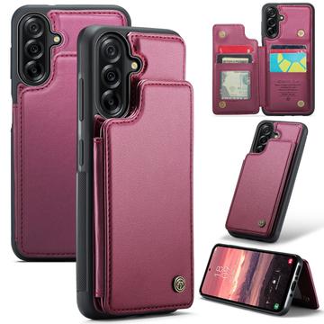 Etui Caseme C22 na karty RFID do Samsung Galaxy A56 - czerwone