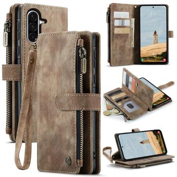 Samsung Galaxy A56 Wielofunkcyjne Etui-Portfel Caseme C30 - Brąz
