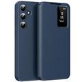 Samsung Galaxy A56 Smart Clear View Etui z klapką z miejscem na kartę - Szafir
