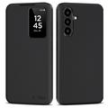 Etui z klapką z kieszenią na kartę Samsung Galaxy A56 Tech-Protect Smart Clear View - czarny
