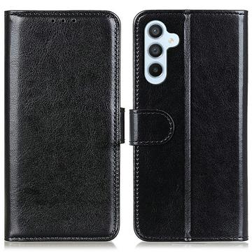 Samsung Galaxy A56 Etui portfelowe z magnetycznym zamknięciem - czarny