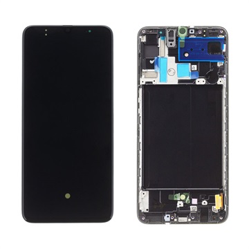 Samsung Galaxy A70 Panel Przedni & Wyświetlacz LCD GH82-19747A - Czerń