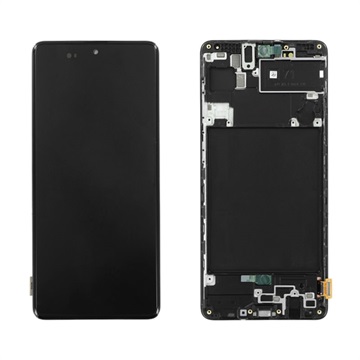 Samsung Galaxy A71 Panel Przedni i Wyświetlacz LCD GH82-22152A - Czerń