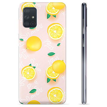 Etui TPU - Samsung Galaxy A71 - Wzór Cytryny