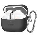 Etui na haczyk silikonowy Samsung Galaxy Buds3/Buds3 Pro/Buds3 FE Tech-Protect - Czarny