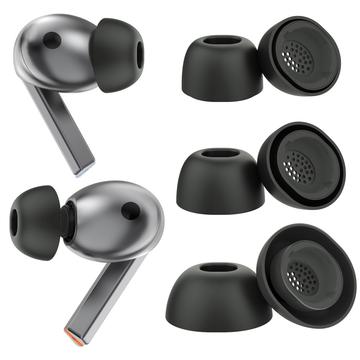 Silikonowe końcówki douszne Samsung Galaxy Buds3 Pro Ahastyle WG173 - Szare