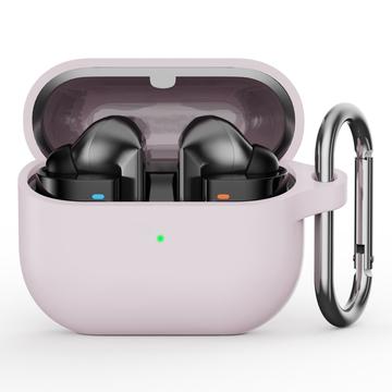 Samsung Galaxy Buds3 Pro Silikonowe Etui z Karabińczykiem - Róż