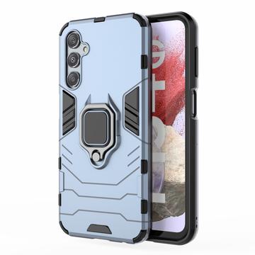 Samsung Galaxy F34/M34 5G Hybrydowe Etui z Uchwytem Ring - Błękit