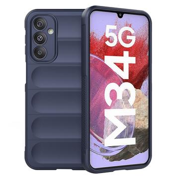 Samsung Galaxy F34/M34 5G Etui z TPU Rugged - Ciemnoniebieski