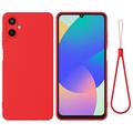 Samsung Galaxy M06/F06 5G Etui z płynnego silikonu z paskiem na rękę