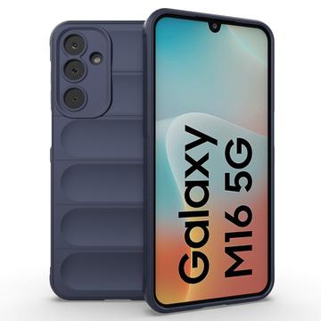 Samsung Galaxy M16/F16 Etui z TPU Rugged - Ciemnoniebieski
