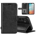Samsung Galaxy M16 Etui portfelowe z magnetycznym zamknięciem - czarny