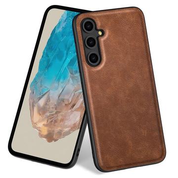 Samsung Galaxy M35 Powlekane Hybrydowe Etui - Brąz