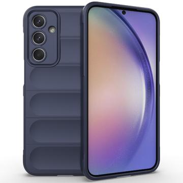 Samsung Galaxy M35 Etui z TPU Rugged - Ciemnoniebieski