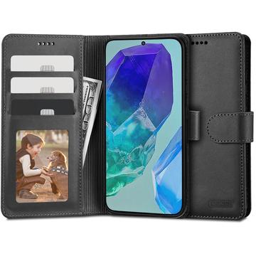Samsung Galaxy M55/F55/C55 Tech-Protect Etui na Portfel z magnesem i podstawką - Czarny