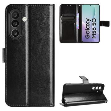 Samsung Galaxy M56 Etui portfelowe ze stojakiem - czarny