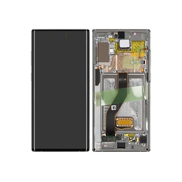Samsung Galaxy Note10+ Panel Przedni & Wyświetlacz LCD GH82-20838C - Srebrny