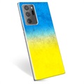 Etui TPU Flaga Ukrainy -Samsung Galaxy Note20 Ultra - Dwubarwne