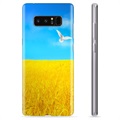Etui TPU Ukraina - Samsung Galaxy Note8 - Pole pszenicy