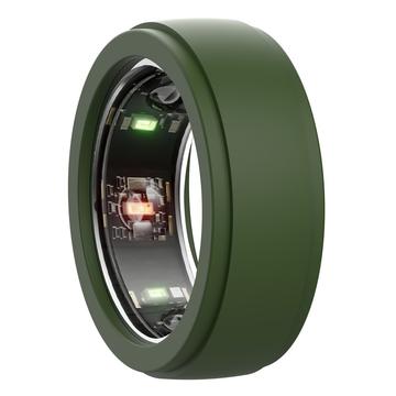 Samsung Galaxy Ring Etui silikonowe odporne na zarysowania - Rozmiar: 6/7/8/9 - Czarno-zielony