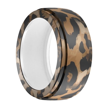 Samsung Galaxy Ring Etui silikonowe odporne na zarysowania - Rozmiar: 6/7/8/9 - Wzór w panterkę