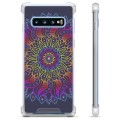 Etui Hybrydowe - Samsung Galaxy S10 - Kolorowa Mandala