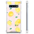 Etui Hybrydowe - Samsung Galaxy S10 - Wzór Cytryny