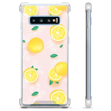 Etui Hybrydowe - Samsung Galaxy S10 - Wzór Cytryny