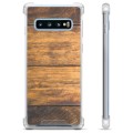 Etui Hybrydowe - Samsung Galaxy S10 - Drewno