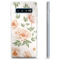 Etui TPU - Samsung Galaxy S10+ - Kwiatowy
