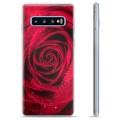 Etui TPU - Samsung Galaxy S10+ - Róża