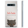 Etui TPU - Samsung Galaxy S10 - Wściekły Kot