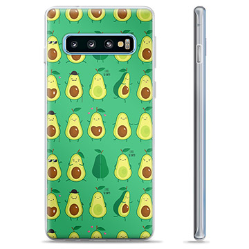 Etui TPU - Samsung Galaxy S10+ - Wzór Awokado