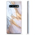 Etui TPU - Samsung Galaxy S10+ - Elegancki Marmur