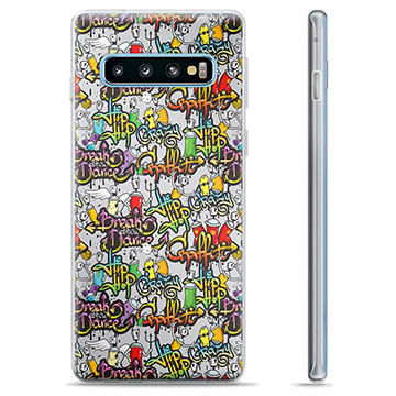 Etui TPU - Samsung Galaxy S10+ - Graffiti