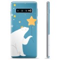 Etui TPU - Samsung Galaxy S10+ - Niedźwiadek Polarny